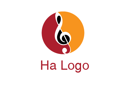 music note in colored circle logo