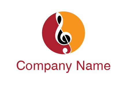 music note in colored circle logo