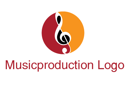 music note in colored circle logo