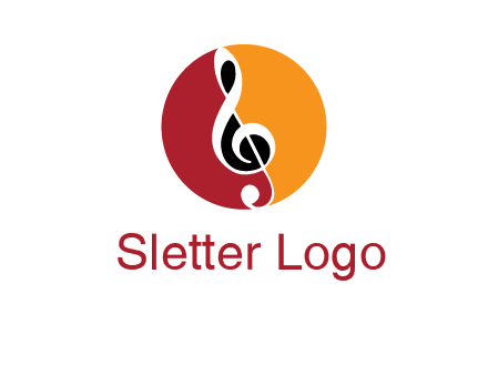 music note in colored circle logo