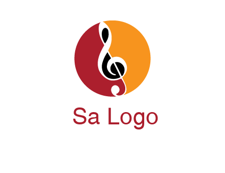 music note in colored circle logo