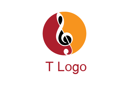 music note in colored circle logo