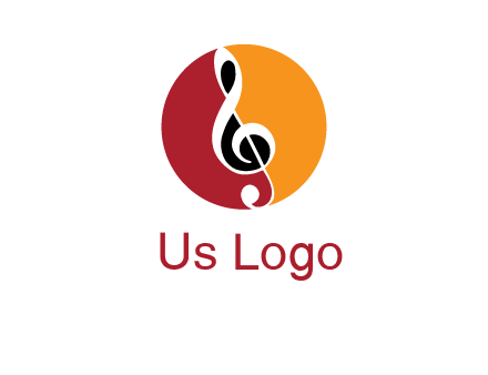 music note in colored circle logo