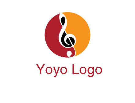 music note in colored circle logo