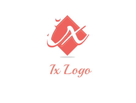 Letters ix over the rhombus logo