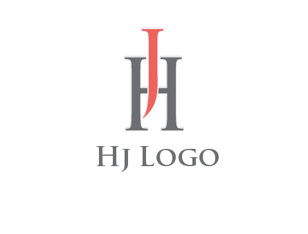 letter j over letter H logo