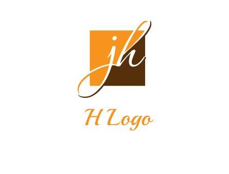 Letters JH are in a square logo