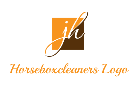 Letters JH are in a square logo