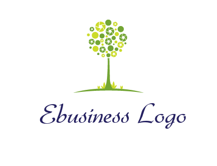 shutters as tree photography logo