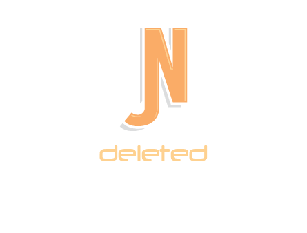 letter j merge with letter n logo