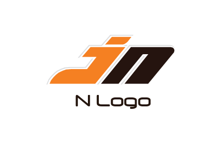 letter jn logo