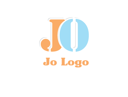 letter jo logo