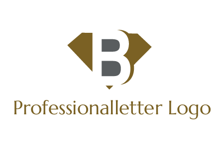 letter B inside diamond shape logo