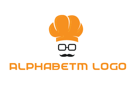 chef with goggles and mustache logo