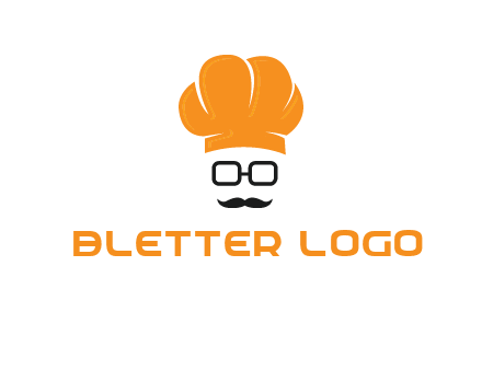 chef with goggles and mustache logo