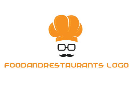 chef with goggles and mustache logo