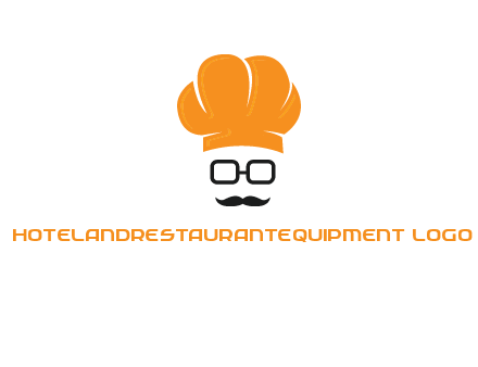 chef with goggles and mustache logo