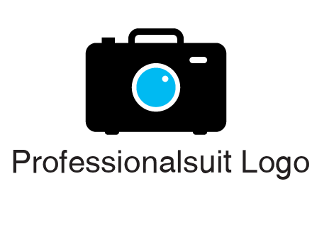 camera iris in a briefcase photography logo