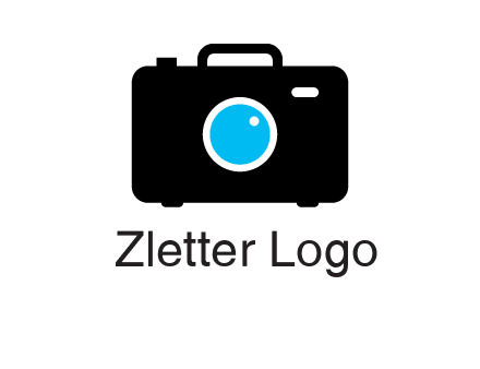 camera iris in a briefcase photography logo