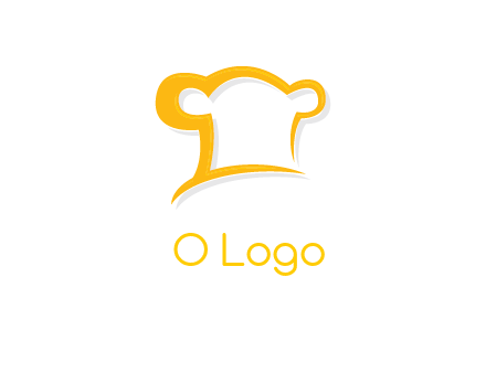 abstract chef cap logo