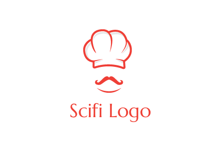 chef with mustache logo