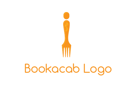 letter i incorporated with fork logo