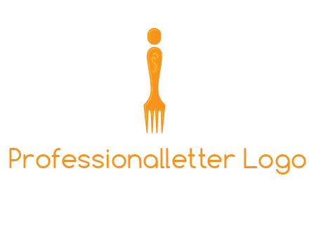 letter i incorporated with fork logo