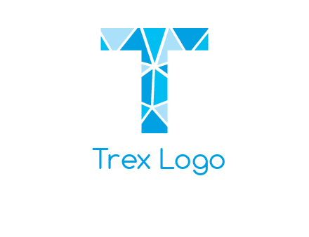 polygonal letter T logo