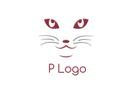 abstract cat logo