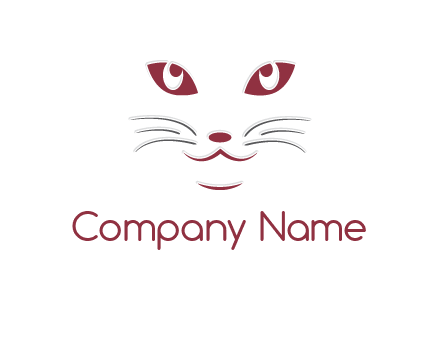 abstract cat logo