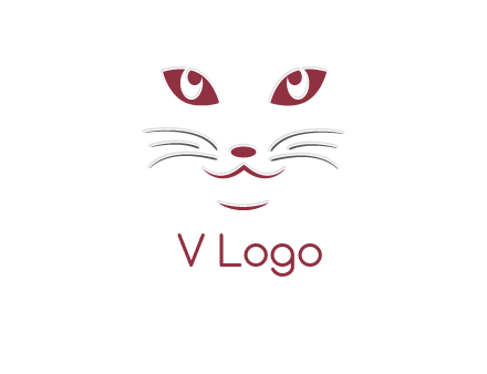 abstract cat logo