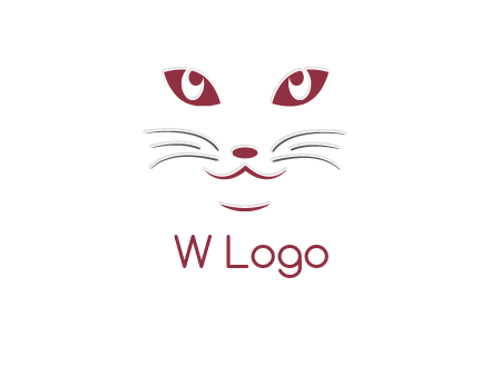 abstract cat logo