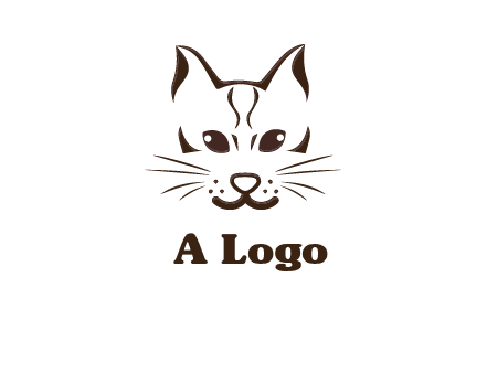 abstract cat logo