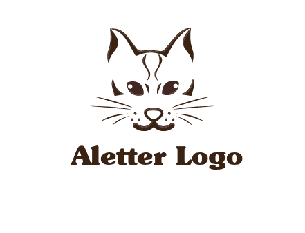 abstract cat logo