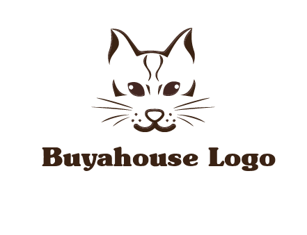 abstract cat logo