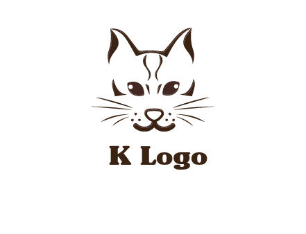 abstract cat logo