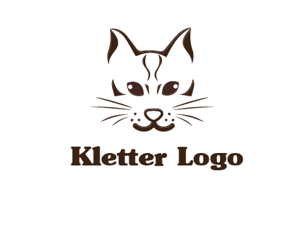 abstract cat logo