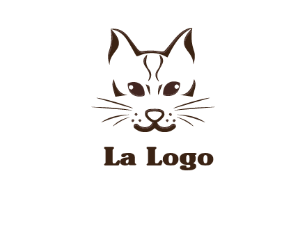 abstract cat logo