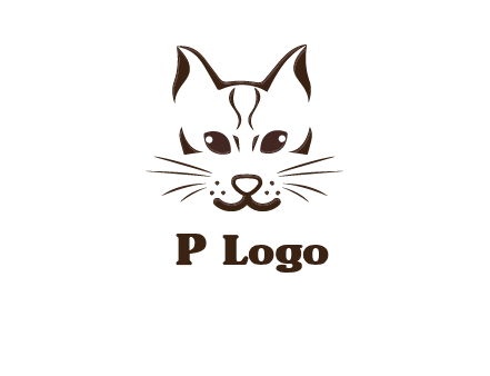 abstract cat logo