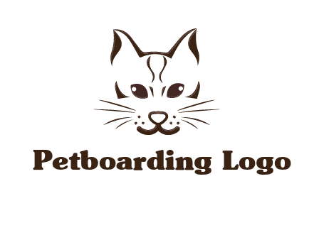 abstract cat logo