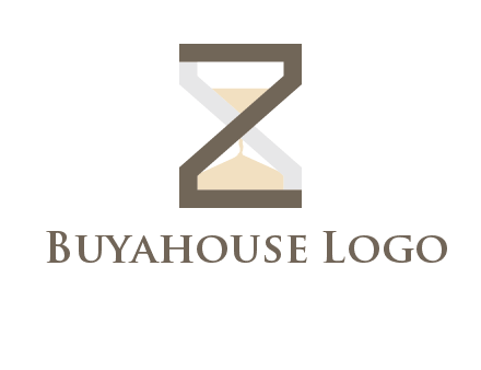 letter z incorporated with hourglass logo