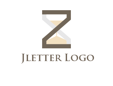 letter z incorporated with hourglass logo