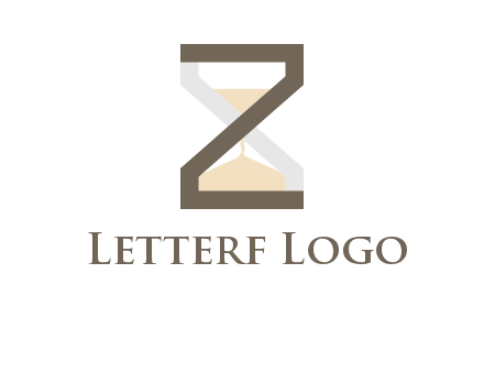 letter z incorporated with hourglass logo