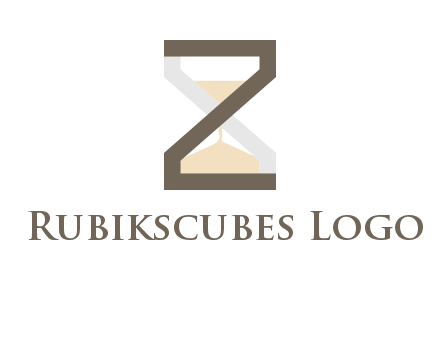 letter z incorporated with hourglass logo