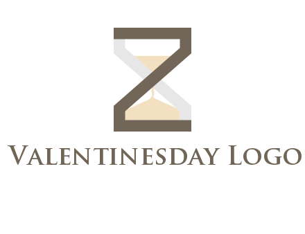 letter z incorporated with hourglass logo