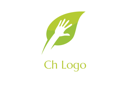 hand inside leaf logo