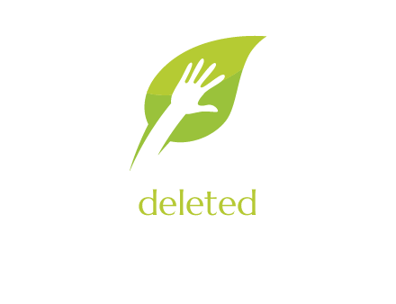 hand inside leaf logo