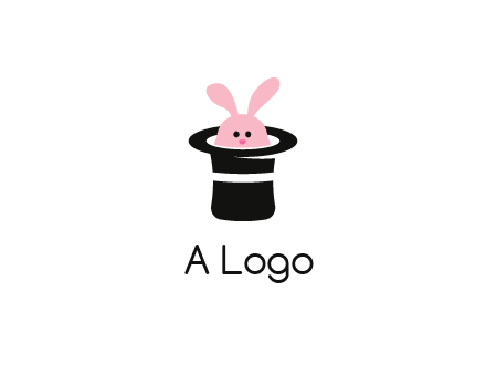 bunny in a hat logo