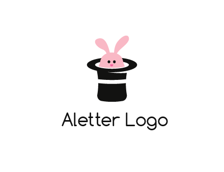 bunny in a hat logo