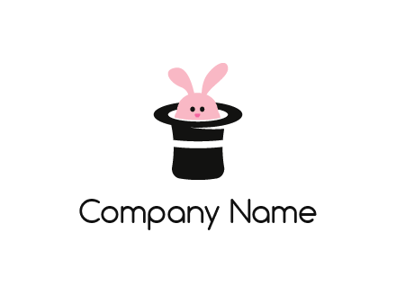 bunny in a hat logo